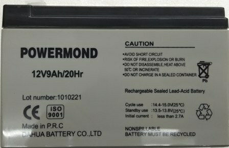 Westar 6FM9 UPS Battery with Capacity 9Ah and Voltage 12V 1pcs