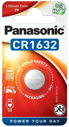 Panasonic Lithium Power Батерия За часовници CR1632 3V 1бр