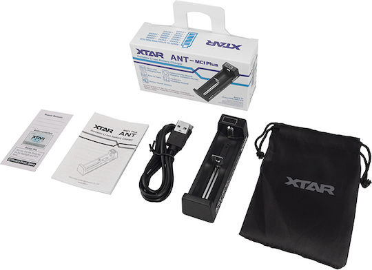 XTAR MC1 Plus USB Charger Batteries Li-ion Size 18650/16340/26650/14500