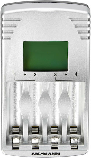 Ansmann Charger PhotoCam IV 4 Baterii Ni-MH Dimensiune AA/AAA în culoarea Alb