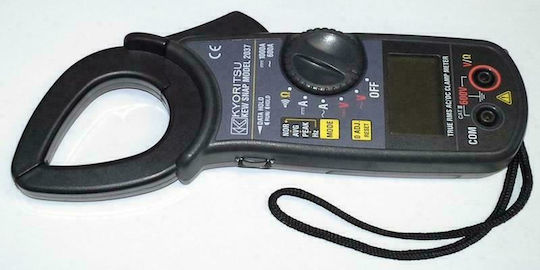 Kyoritsu Αμπεροτσιμπίδα Ψηφιακή 600A AC 2037 True RMS με Ακροδέκτες