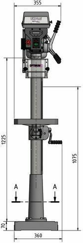 Optimum Κολωνάτο Δράπανο 400V/2Ph/50Hz D 26 Pro