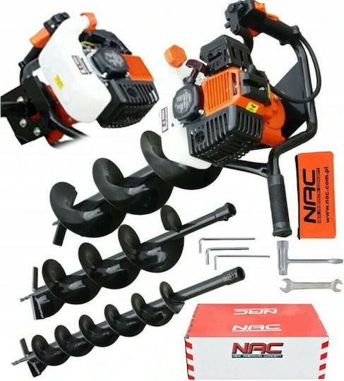 NAC EAP52-295-T Gasoline Earth Auger with Spike 2.95hp 741-0200