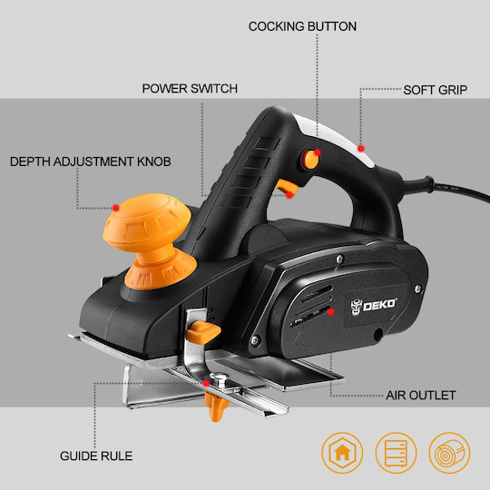 Deko Rabota 900W cu Sistem de Aspirație