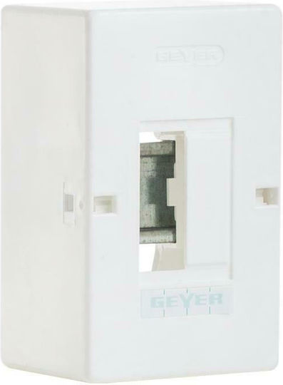 Geyer Ossa Wall mounted 2-Elements Fuse Box with 1 Row W70xH115xD57mm VA104