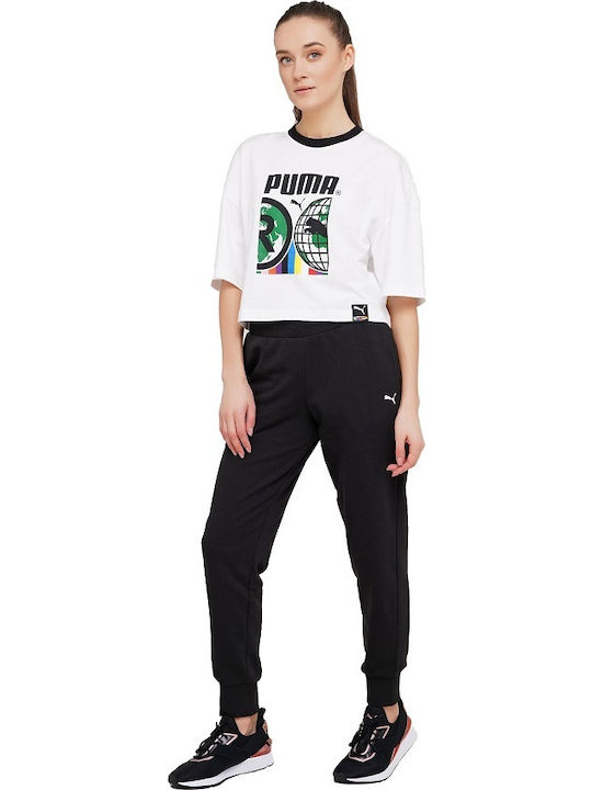 High Waist Sweatpants Jogger Black