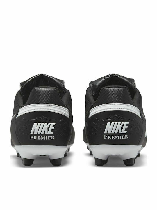 Nike Premier 3 Ποδοσφαιρικά Παπούτσια με Τάπες FG Μαύρα