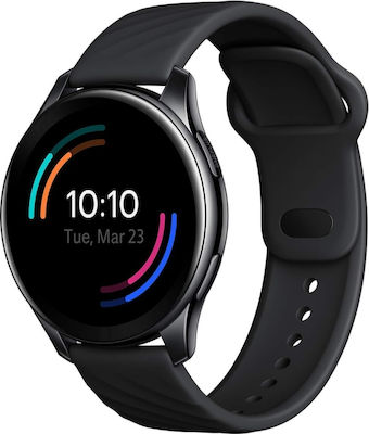 OnePlus Watch Stainless Steel 46mm with Heart Rate Monitor (Midnight Black)