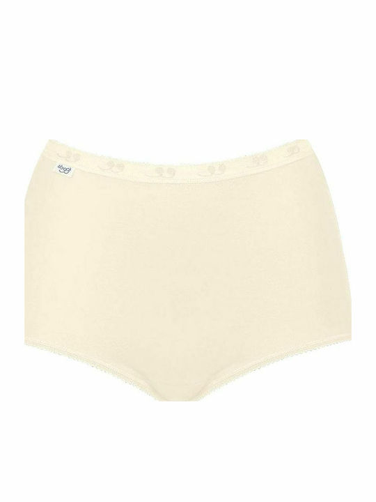 Basic Maxi High-waisted Women's Boxer Ecru