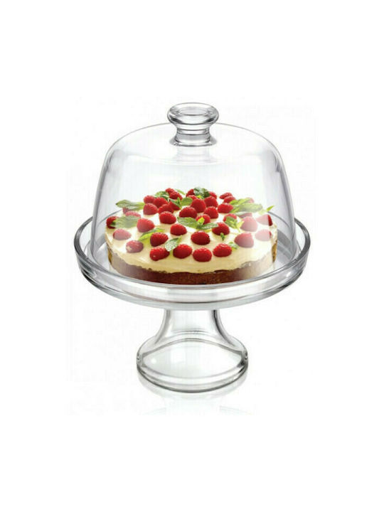 Borgonovo Palladio Cake Stand Transparent 22x22cm