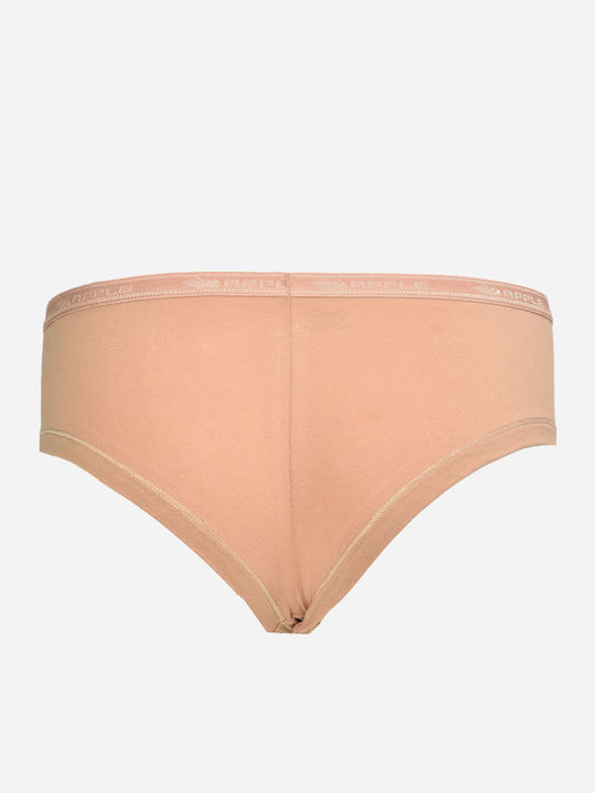 Βαμβακερά Γυναικεία Boxer 3Pack Μπεζ