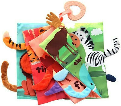 Kikka Boo Activity Book Εκπαιδευτικό Βιβλίο Δραστηριοτήτων Forest Animals made of Fabric