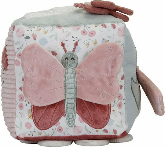 Little Dutch Κύβος Δραστηριοτήτων Flowers & Butterflies από Ύφασμα με Ήχους για Νεογέννητα