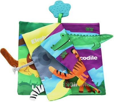 Kikka Boo Activity Book Εκπαιδευτικό Βιβλίο Δραστηριοτήτων Jungly Tails made of Fabric