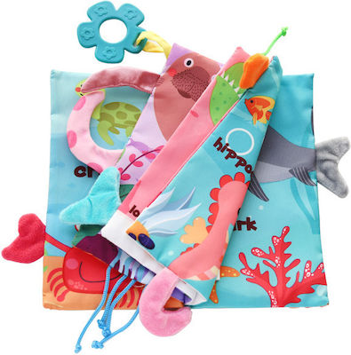 Kikka Boo Activity Book Εκπαιδευτικό Βιβλίο Δραστηριοτήτων Ocean Animals made of Fabric