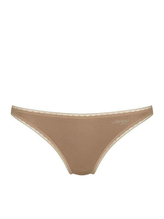Go H Mini Βαμβακερά Women's Slip 2Pack Brown