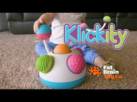 Fat Brain Toys Сензорни Klickity за 12+ Месеца