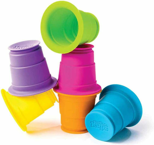 Fat Brain Toys Παιχνίδι Στοίβαξης Suction Kupz για 12+ Μηνών
