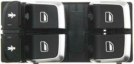 Mcar Car Window Switch for Audi A6 / A7 / Q3 10pin Black