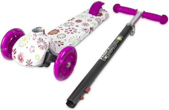 Lorelli Kids Scooter Yuppee 3-Wheel for 4+ Years Pink
