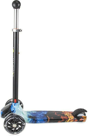 Lorelli Kids Scooter Yuppee 3-Wheel for 4+ Years Black