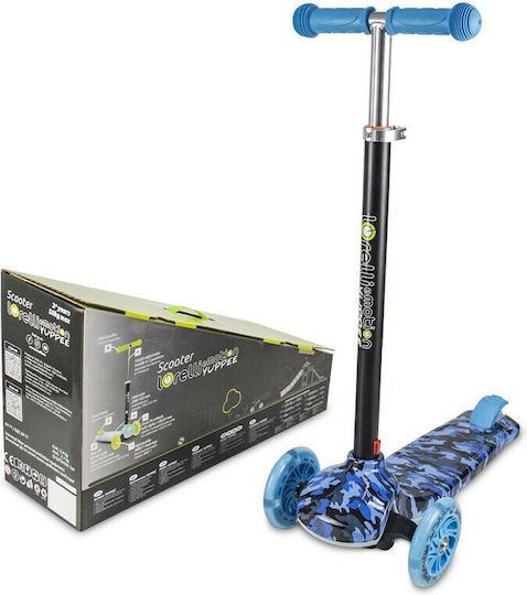 Lorelli Kids Scooter Yuppee 3-Wheel for 4+ Years Blue