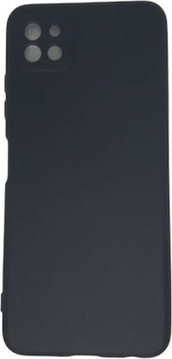 Forcell Silicone Lite Silicone Back Cover Black (Galaxy A22 5G)