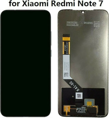 Οθόνη Grade A με Μηχανισμό Αφής για Redmi Note 7 (Μαύρο)