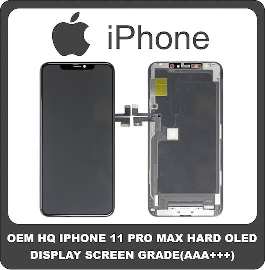 Οθόνη OLED Hard OLED mit Touch-Mechanismus für iPhone 11 Pro Max (Schwarz)