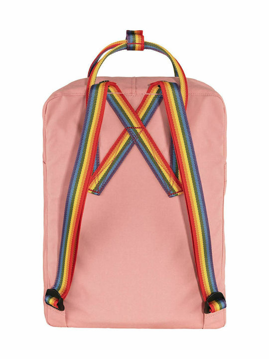 Fjallraven Kånken Rainbow 16lt Розова раница