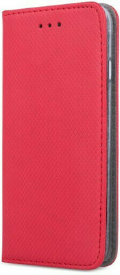 Forcell Synthetic Leather Book Red (Galaxy J3 2016)