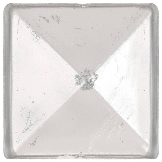 vidaXL Metal Cap for Garden Flooring Pyramid 8.1x8.1cm 6pcs