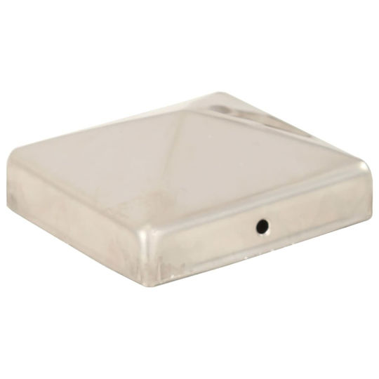 vidaXL Kappe für Gartenboden aus Stahl 8.1x8.1cm 6Stück Pyramide