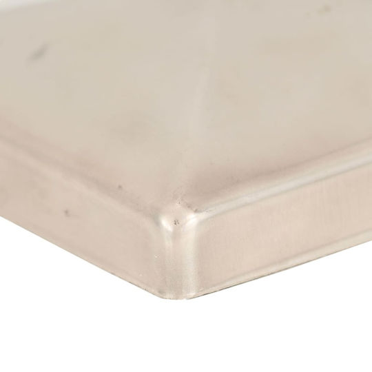 vidaXL Kappe für Gartenboden aus Stahl 8.1x8.1cm 6Stück Pyramide