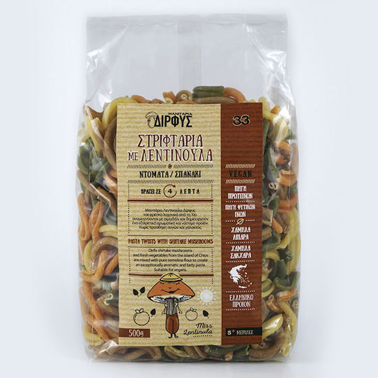 Manitaria Dirfys Fusilli with Shiitake Mushrooms & Vegetables 500g