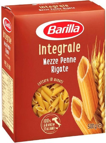 Barilla Πένες Rigate Ολικής Άλεσης Ολικής Άλεσης 500gr