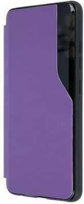 Hurtel Eco Leather View Synthetic Leather Book Purple (Redmi Note 10 5G / Poco M3 Pro)