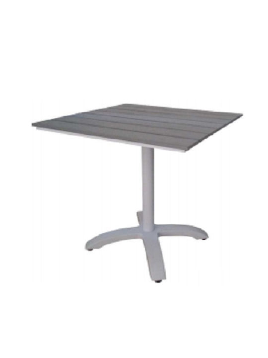 Set Sala De Mese Pentru Spații Exterioare Mici 5164 G + 5219 G 3 Piese Polywood