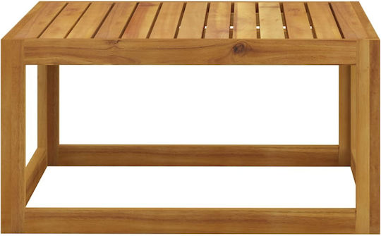 vidaXL Garten- und Outdoor-Möbelsets Wohnzimmer für kleine Räume 2 Stück Akazie mit Kissen
