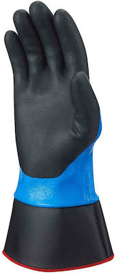 Showa S-Tex Waterproof Safety Glofe Nitrile Blue