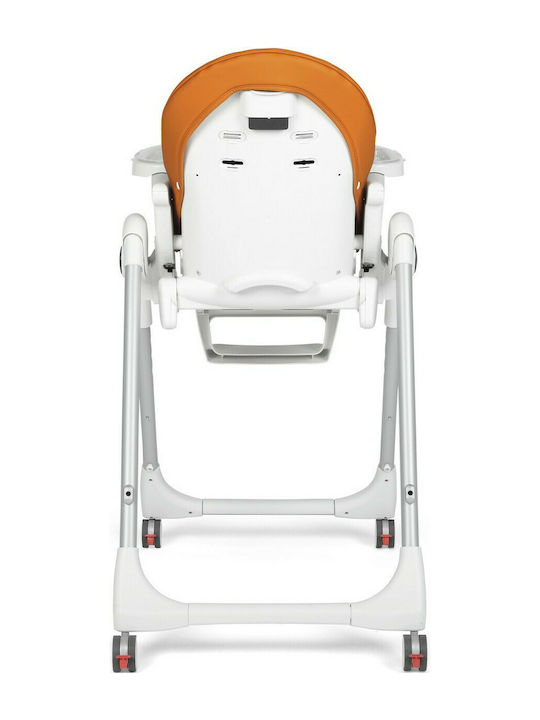 Peg Perego Prima Pappa Follow Me Αναδιπλούμενο Καρεκλάκι Φαγητού με Ρυθμιζόμενο Ύψος Super Girl