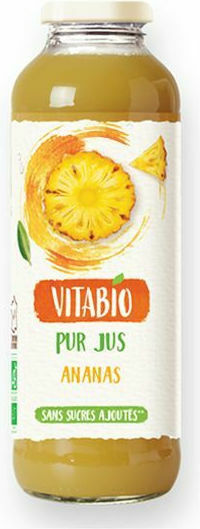 Vitabio Organic Juice Pineapple Sugar Free 500ml 1pcs