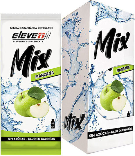 Eleven Fit Χυμός σε Σκόνη Mix Πράσινο Μήλο Χωρίς Προσθήκη Ζάχαρης 9gr
