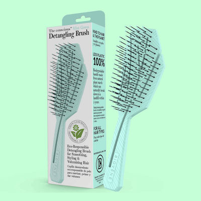 Biovene The Conscious Detangling Hair Brush Mint Green Brush Hair for Detangling Green