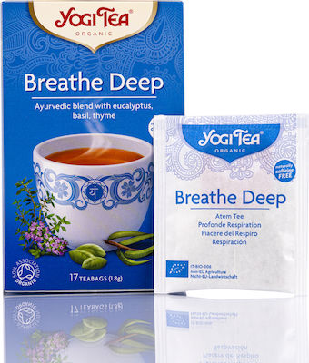 Yogi Tea Breathe Deep Eucaliptus Produs organic 17 Pungi 30.6gr