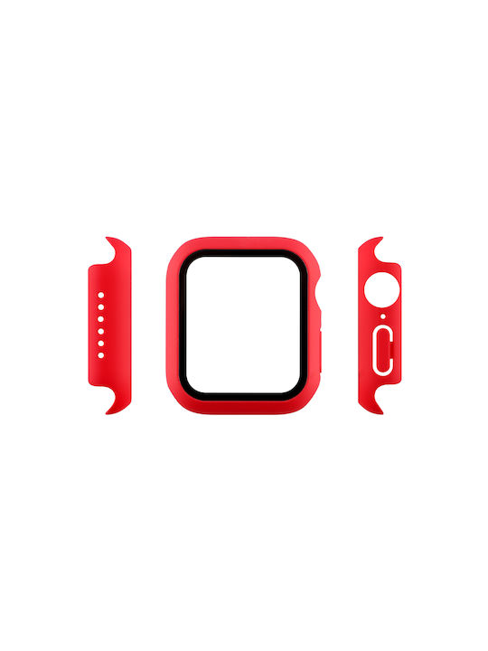 Volte-Tel Edge Cover with Key Πλαστική Θήκη με Τζαμάκι σε χρώμα για Apple Watch 45mm Volte-Tel Edge Cover with Key Πλαστική Θήκη με Τζαμάκι σε χρώμα για Apple Watch 45mm