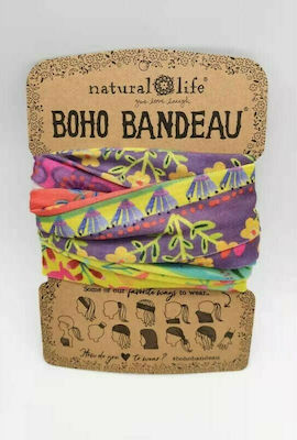 Natural Life Boho Bandeau Hair Band Multicolour