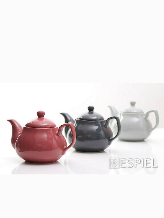 Espiel Essentials Τσαγιέρα Κεραμική Γκρι 850ml