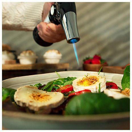 Cecotec Polka Flamecook 1000 03184 Φλόγιστρο Ζαχαροπλαστικής με Βάση Ασημί