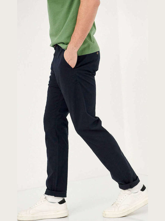 Hose Chino Elastisch Navy Blue